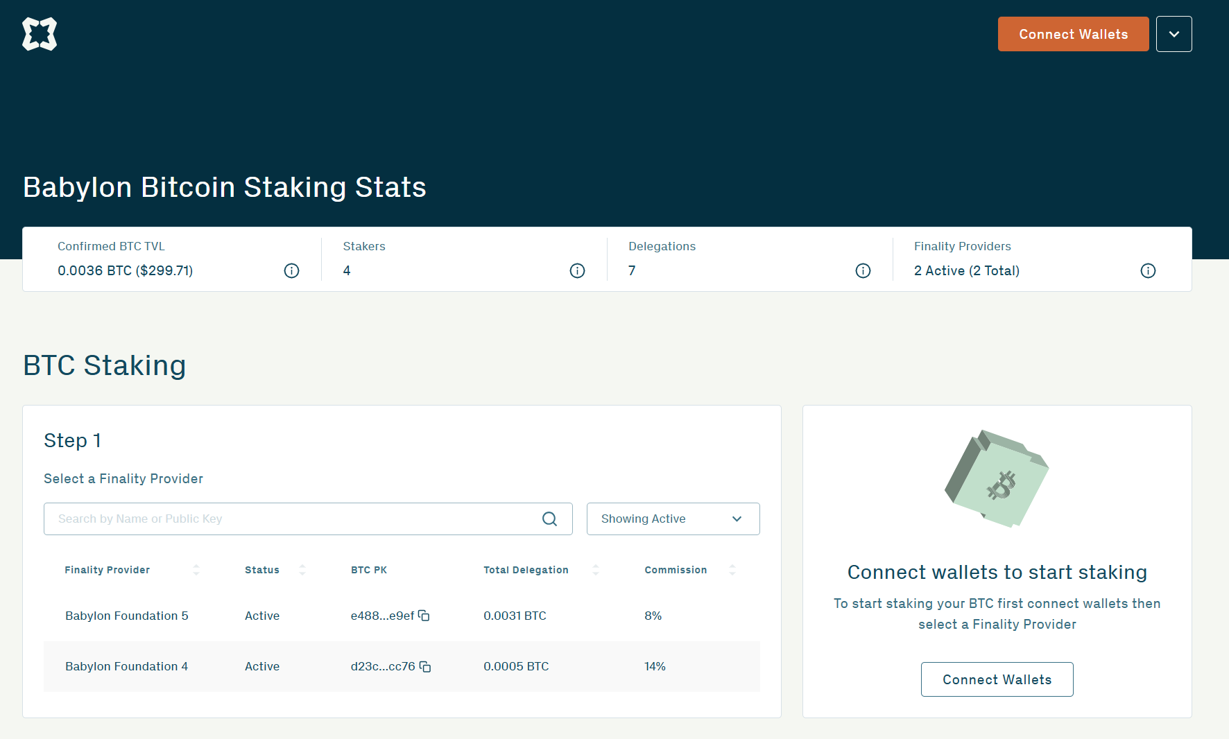 Babylon Staking Web App