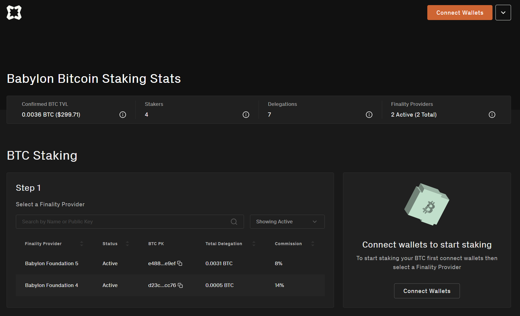 Babylon Staking Web App