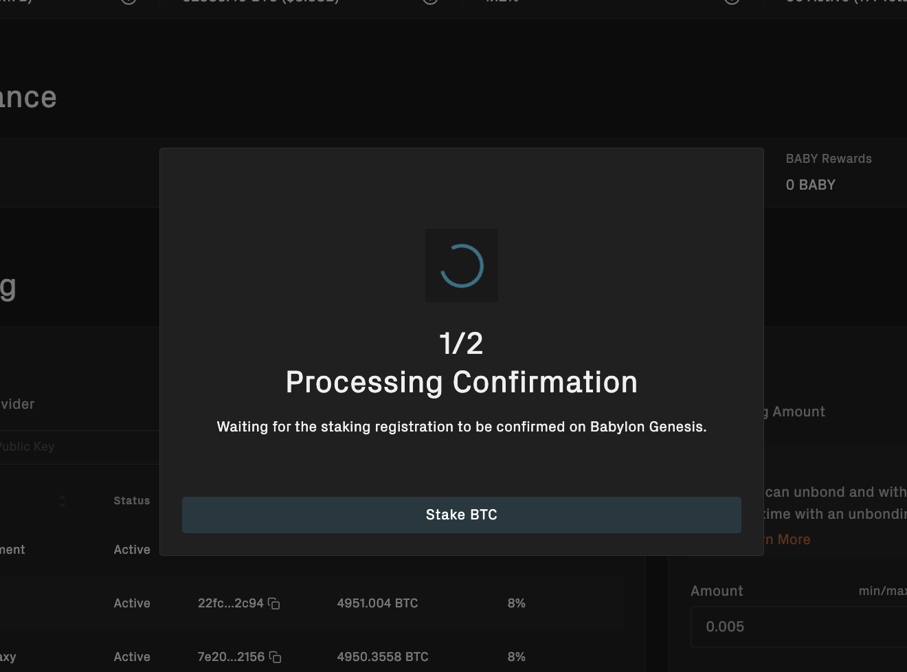 Babylon Staking Web App